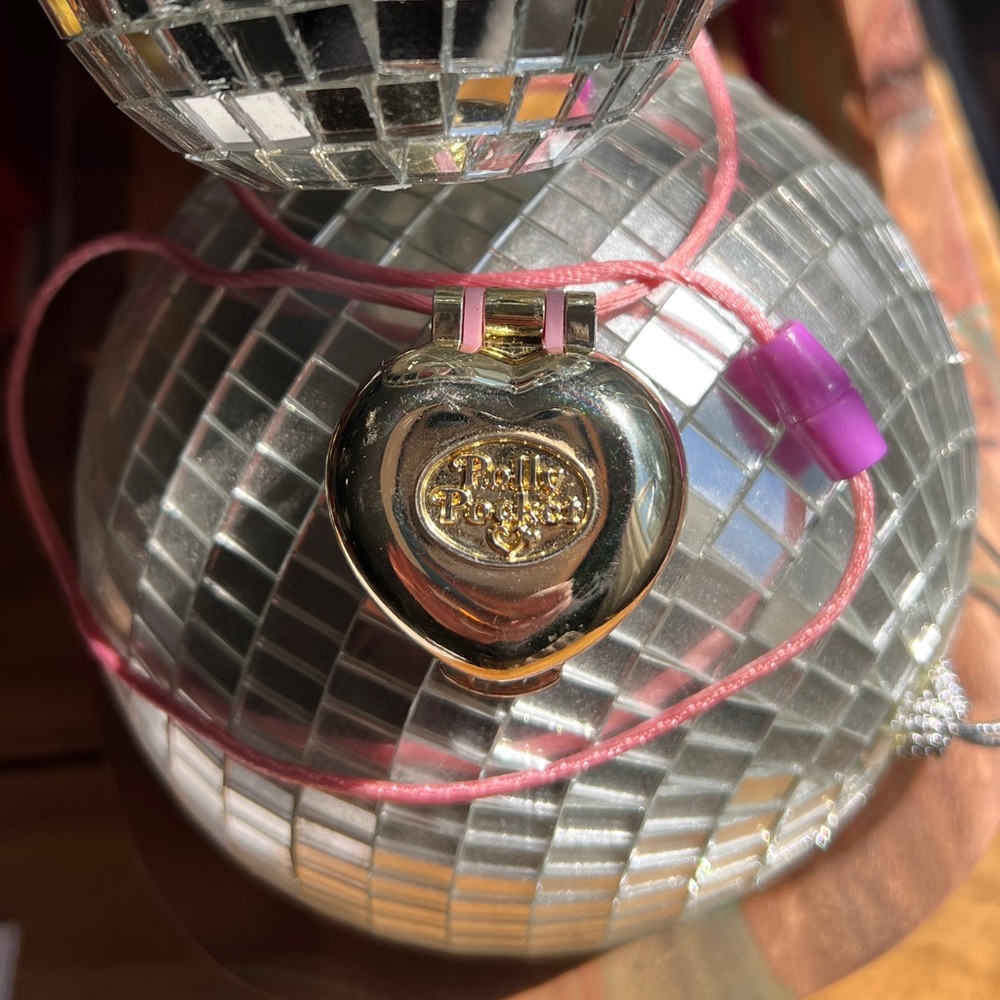 Polly Pocket Gold Heart Locket Pendant